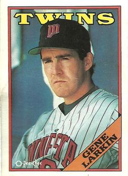 1988 O-Pee-Chee Baseball Cards 384     Gene Larkin